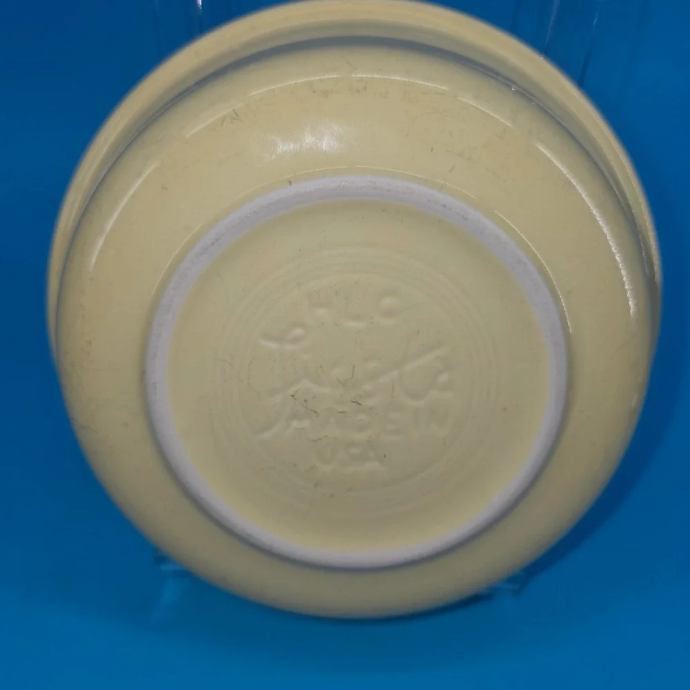 Vintage‎ Fiesta HLC Yellow Fruit Bowl 5.5 Inch Ceramic Made in USA Art Deco